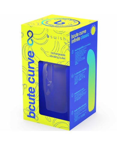 B SWISH BCUTE CURVE INFINITE CLASSIC EDICION LIMITADA VIBRADOR RECARGABLE SILICONA AMARILLO B SWISH BCUTE CURVE INFINITE CLASSIC EDICION LIMITADA VIBRADOR RECARGABLE SILICONA AMARILLO