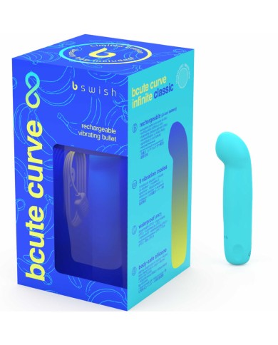 B SWISH BCUTE CURVE INFINITE CLASSIC EDICION LIMITADA VIBRADOR RECARGABLE SILICONA AZUL B SWISH BCUTE CURVE INFINITE CLASSIC EDICION LIMITADA VIBRADOR RECARGABLE SILICONA AZUL
