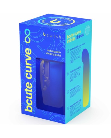 B SWISH BCUTE CURVE INFINITE CLASSIC EDICION LIMITADA VIBRADOR RECARGABLE SILICONA AZUL B SWISH BCUTE CURVE INFINITE CLASSIC EDICION LIMITADA VIBRADOR RECARGABLE SILICONA AZUL