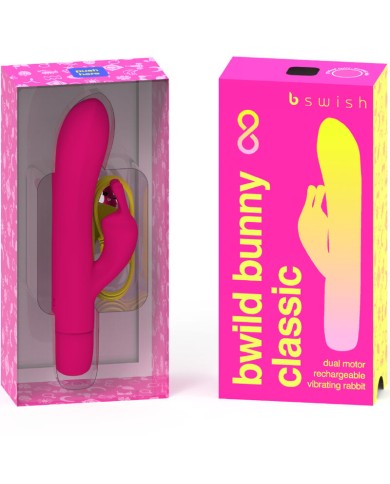 B SWISH BWILD BUNNY INFINITE CLASSIC VIBRADOR RECARGABLE SILICONA ROSA B SWISH BWILD BUNNY INFINITE CLASSIC VIBRADOR RECARGABLE SILICONA ROSA