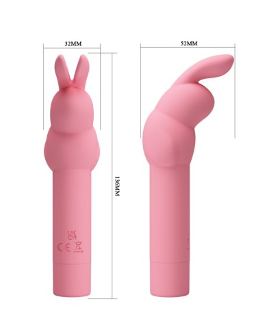 PRETTY LOVE VIBRADOR DE SILICONA CONEJO ROSA GERARDO PRETTY LOVE VIBRADOR DE SILICONA CONEJO ROSA GERARDO