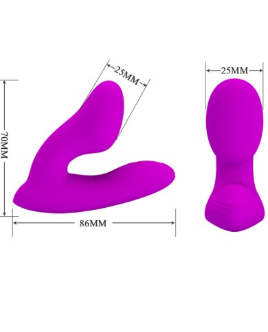 PRETTY LOVE MELVIN MASAJEADOR CLITORIS CON CONTROL REMOTO PRETTY LOVE MELVIN MASAJEADOR CLITORIS CON CONTROL REMOTO