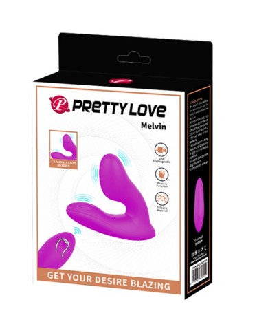 PRETTY LOVE MELVIN MASAJEADOR CLITORIS CON CONTROL REMOTO PRETTY LOVE MELVIN MASAJEADOR CLITORIS CON CONTROL REMOTO