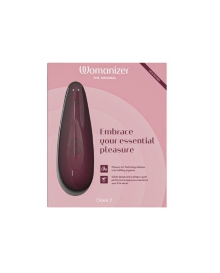 WOMANIZER CLASSIC 2 ESTIMULADOR DE CLiTORIS BURDEOS