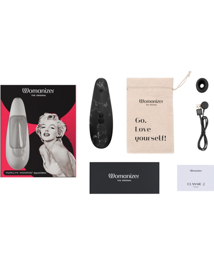 WOMANIZER MARILYN MONROE CLASSIC 2 ESTIMULADOR DE CLiTORIS NEGRO