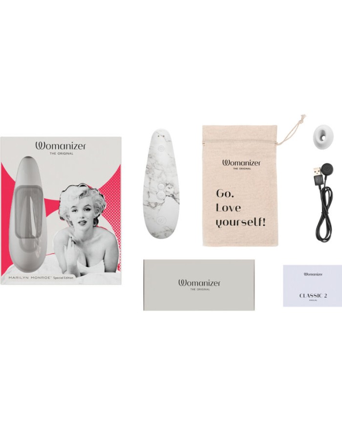 WOMANIZER MARILYN MONROE CLASSIC 2 ESTIMULADOR DE CLiTORIS BLANCO