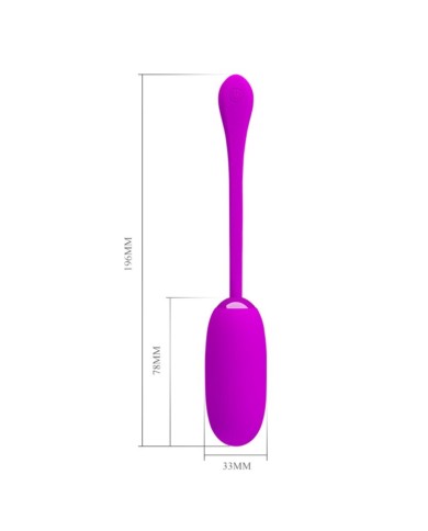 PRETTY LOVE JULIUS HUEVO VIBRADOR IMPERMEBLE RECARGABLE MORADO PRETTY LOVE JULIUS HUEVO VIBRADOR IMPERMEBLE RECARGABLE MORADO