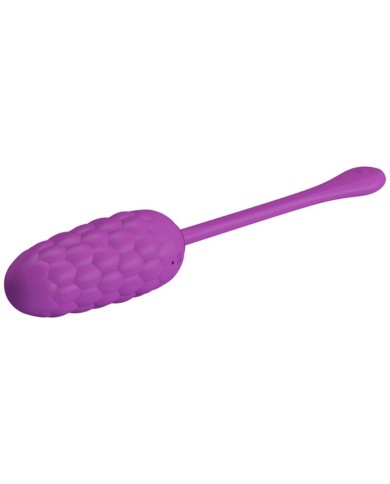 PRETTY LOVE HUEVO VIBRADOR CON TEXTURA MARINA RECARGABLE MORADO PRETTY LOVE HUEVO VIBRADOR CON TEXTURA MARINA RECARGABLE MORADO
