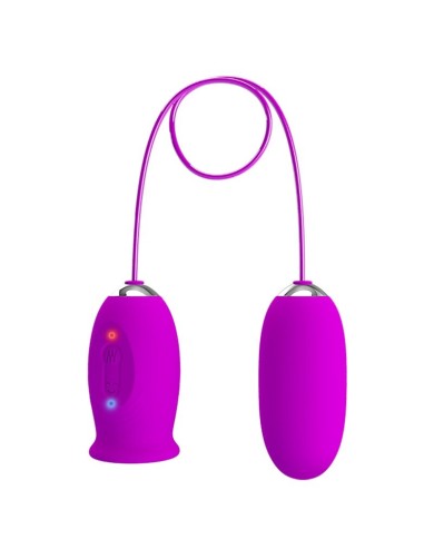 PRETTY LOVE DAISY HUEVO DUAL VIBRADOR RECARGABLE MORADO PRETTY LOVE DAISY HUEVO DUAL VIBRADOR RECARGABLE MORADO