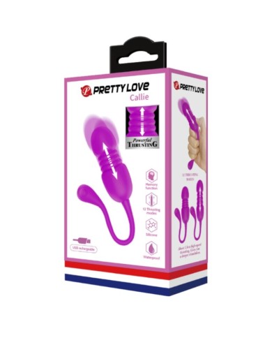 PRETTY LOVE CALLIE HUEVO VIBRADOR RECARGABLE MORADO PRETTY LOVE CALLIE HUEVO VIBRADOR RECARGABLE MORADO