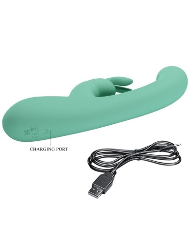 PRETTY LOVE LAMAR VIBRADOR RABBIT PUNTO G VERDE PRETTY LOVE LAMAR VIBRADOR RABBIT PUNTO G VERDE