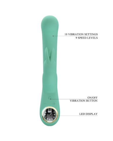PRETTY LOVE LAMAR VIBRADOR RABBIT PUNTO G VERDE PRETTY LOVE LAMAR VIBRADOR RABBIT PUNTO G VERDE