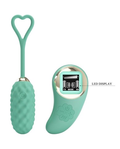 PRETTY LOVE VIVIAN HUEVO VIBRADOR CONTROL REMOTO VERDE PRETTY LOVE VIVIAN HUEVO VIBRADOR CONTROL REMOTO VERDE