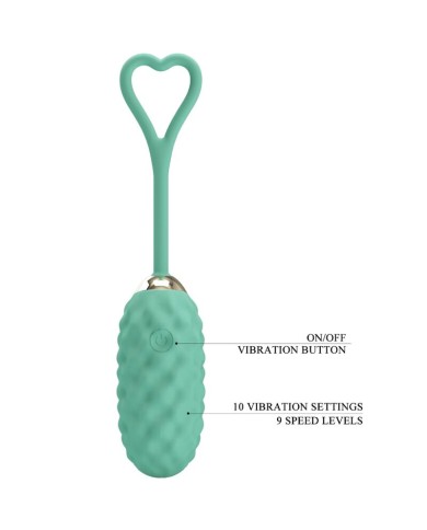PRETTY LOVE VIVIAN HUEVO VIBRADOR CONTROL REMOTO VERDE PRETTY LOVE VIVIAN HUEVO VIBRADOR CONTROL REMOTO VERDE