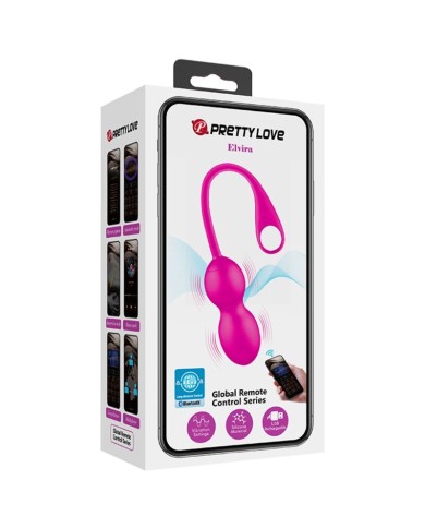 PRETTY LOVE ELVIRA BOLAS VIBRADORAS RECARGABLE ROSA PRETTY LOVE ELVIRA BOLAS VIBRADORAS RECARGABLE ROSA