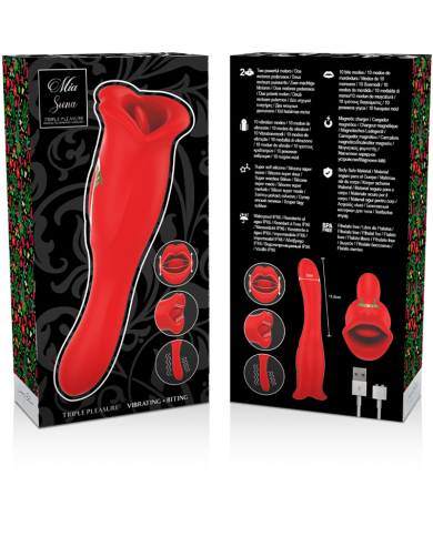 MIA SIENA DUO TRIPLE PLACER BESA LAME VIBRA MIA SIENA DUO TRIPLE PLACER BESA LAME VIBRA