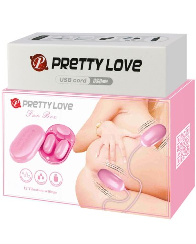 PRETTY LOVE FUN BOX BALA VIBRADORA ROSA PRETTY LOVE FUN BOX BALA VIBRADORA ROSA