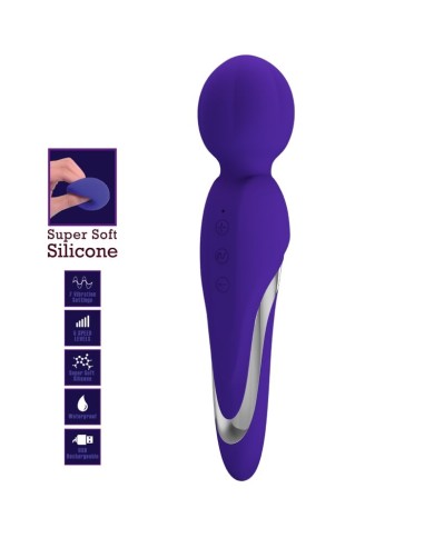 PRETTY LOVE WALTER VIBRADOR WAND VIOLETA PRETTY LOVE WALTER VIBRADOR WAND VIOLETA