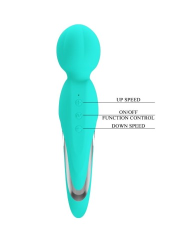 PRETTY LOVE WALTER VIBRADOR WAND VERDE AGUA PRETTY LOVE WALTER VIBRADOR WAND VERDE AGUA