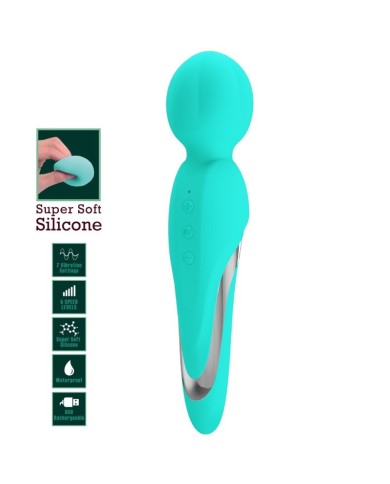 PRETTY LOVE WALTER VIBRADOR WAND VERDE AGUA PRETTY LOVE WALTER VIBRADOR WAND VERDE AGUA