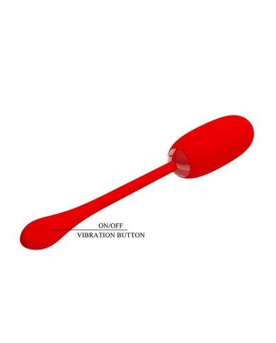 PRETTY LOVE JULIUS HUEVO VIBRADOR IMPERMEBLE RECARGABLE ROJO PRETTY LOVE JULIUS HUEVO VIBRADOR IMPERMEBLE RECARGABLE ROJO