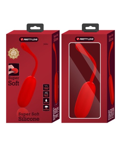 PRETTY LOVE JULIUS HUEVO VIBRADOR IMPERMEBLE RECARGABLE ROJO PRETTY LOVE JULIUS HUEVO VIBRADOR IMPERMEBLE RECARGABLE ROJO