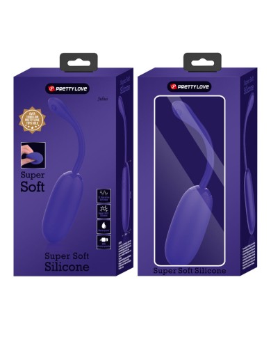 PRETTY LOVE JULIUS HUEVO VIBRADOR IMPERMEBLE RECARGABLE LILA PRETTY LOVE JULIUS HUEVO VIBRADOR IMPERMEBLE RECARGABLE LILA