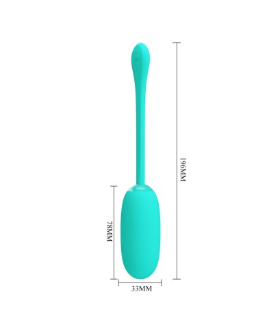 PRETTY LOVE JULIUS HUEVO VIBRADOR IMPERMEBLE RECARGABLE VERDE AGUA PRETTY LOVE JULIUS HUEVO VIBRADOR IMPERMEBLE RECARGABLE VERDE AGUA