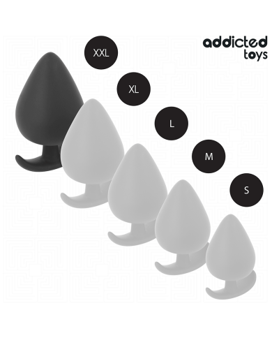 ADDICTED TOYS PLUG ANAL SILICONA TALLA XXL 11 CM ADDICTED TOYS PLUG ANAL SILICONA TALLA XXL 11 CM