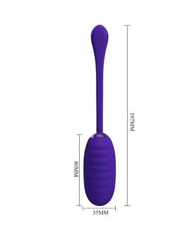 PRETTY LOVE KIRK HUEVO VIBRADOR RECARGABLE LILA PRETTY LOVE KIRK HUEVO VIBRADOR RECARGABLE LILA