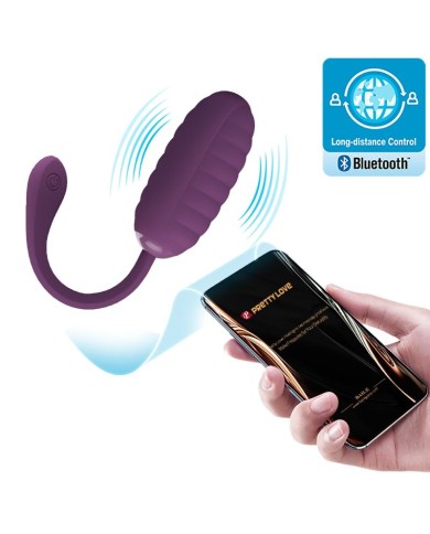 PRETTY LOVE CASPER HUEVO VIBRADOR RECARGABLE MORADO PRETTY LOVE CASPER HUEVO VIBRADOR RECARGABLE MORADO