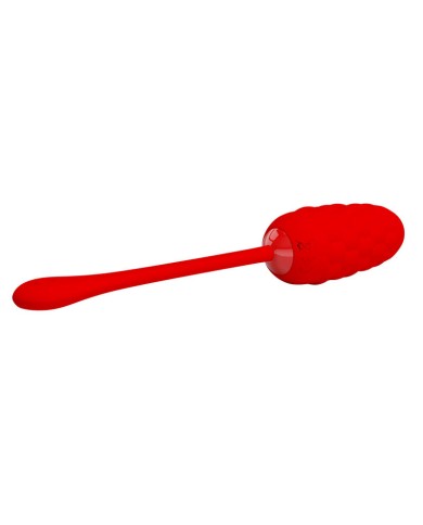 PRETTY LOVE HUEVO VIBRADOR CON TEXTURA MARINA RECARGABLE ROJO PRETTY LOVE HUEVO VIBRADOR CON TEXTURA MARINA RECARGABLE ROJO