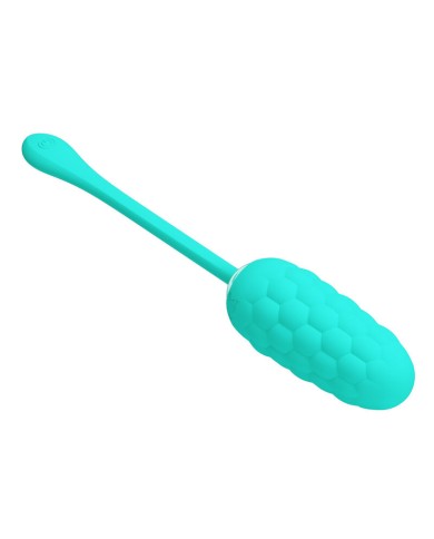 PRETTY LOVE HUEVO VIBRADOR CON TEXTURA MARINA RECARGABLE VERDE AGUA PRETTY LOVE HUEVO VIBRADOR CON TEXTURA MARINA RECARGABLE VERDE AGUA
