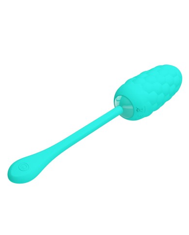 PRETTY LOVE HUEVO VIBRADOR CON TEXTURA MARINA RECARGABLE VERDE AGUA PRETTY LOVE HUEVO VIBRADOR CON TEXTURA MARINA RECARGABLE VERDE AGUA