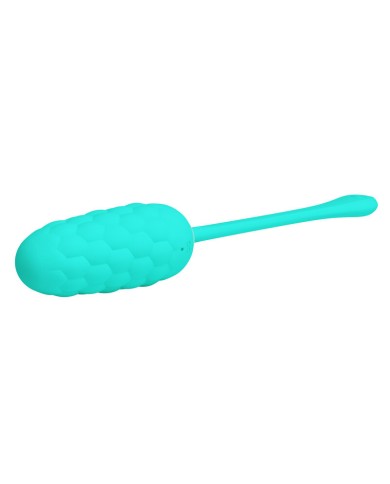 PRETTY LOVE HUEVO VIBRADOR CON TEXTURA MARINA RECARGABLE VERDE AGUA PRETTY LOVE HUEVO VIBRADOR CON TEXTURA MARINA RECARGABLE VERDE AGUA