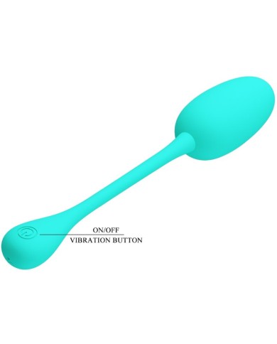 PRETTY LOVE KNUCKER HUEVO VIBRADOR RECARGABLE VERDE AGUA PRETTY LOVE KNUCKER HUEVO VIBRADOR RECARGABLE VERDE AGUA