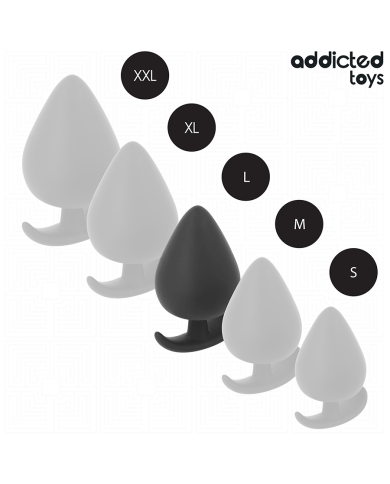 ADDICTED TOYS PLUG ANAL SILICONA TALLA L 8 CM ADDICTED TOYS PLUG ANAL SILICONA TALLA L 8 CM