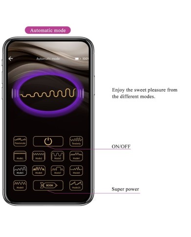 PRETTY LOVE ELVIRA KEGEL BALLS APP CONTROL REMOTO MORADO PRETTY LOVE ELVIRA KEGEL BALLS APP CONTROL REMOTO MORADO
