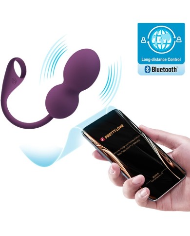 PRETTY LOVE ELVIRA KEGEL BALLS APP CONTROL REMOTO MORADO PRETTY LOVE ELVIRA KEGEL BALLS APP CONTROL REMOTO MORADO