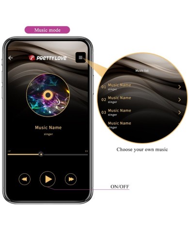PRETTY LOVE ELVIRA KEGEL BALLS APP CONTROL REMOTO MORADO PRETTY LOVE ELVIRA KEGEL BALLS APP CONTROL REMOTO MORADO
