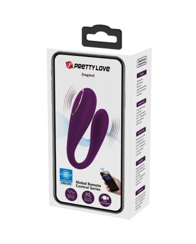 PRETTY LOVE AUGUST VIBRADOR DOBLE PLACER APP REMOTE PRETTY LOVE AUGUST VIBRADOR DOBLE PLACER APP REMOTE