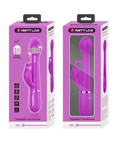 PRETTY LOVE DEJON VIBRADOR RABBIT 3 EN 1 MULTIFUNCION VIOLETA PRETTY LOVE DEJON VIBRADOR RABBIT 3 EN 1 MULTIFUNCION VIOLETA