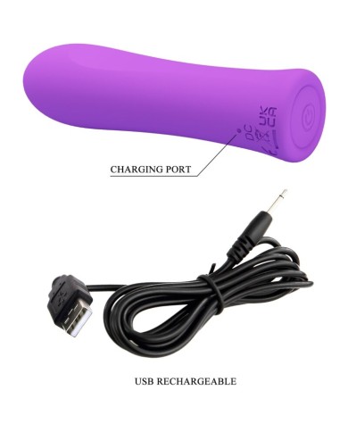PRETTY LOVE ALFREDA VIBRADOR SUPER POWER MORADO PRETTY LOVE ALFREDA VIBRADOR SUPER POWER MORADO