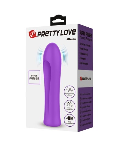 PRETTY LOVE ALFREDA VIBRADOR SUPER POWER MORADO PRETTY LOVE ALFREDA VIBRADOR SUPER POWER MORADO
