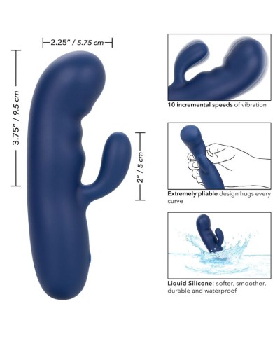 CALEXOTICS CASHMERE SILK DUO AZUL CALEXOTICS CASHMERE SILK DUO AZUL
