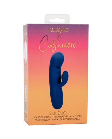 CALEXOTICS CASHMERE SILK DUO AZUL CALEXOTICS CASHMERE SILK DUO AZUL