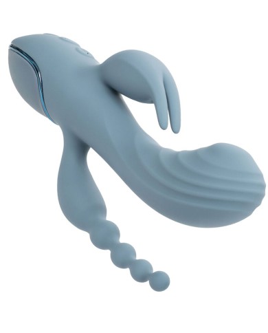 CALEXOTICS VIBRADOR TRIPLE EXTASIS GRIS CALEXOTICS VIBRADOR TRIPLE EXTASIS GRIS