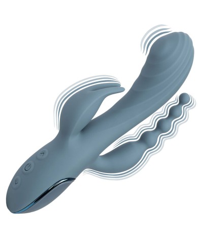 CALEXOTICS VIBRADOR TRIPLE EXTASIS GRIS CALEXOTICS VIBRADOR TRIPLE EXTASIS GRIS