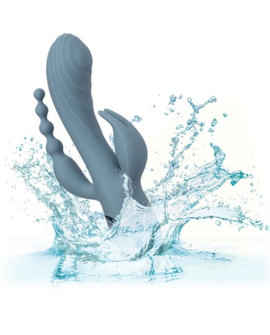 CALEXOTICS VIBRADOR TRIPLE EXTASIS GRIS CALEXOTICS VIBRADOR TRIPLE EXTASIS GRIS