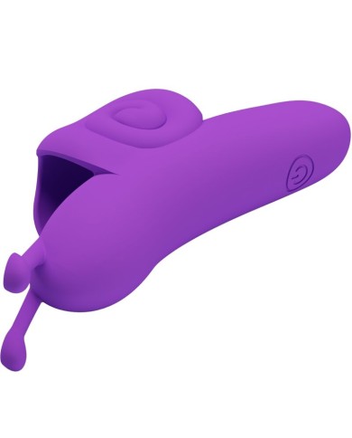 PRETTY LOVE SNAIL PODEROSO ESTIMULADOR DE DEDO MORADO PRETTY LOVE SNAIL PODEROSO ESTIMULADOR DE DEDO MORADO